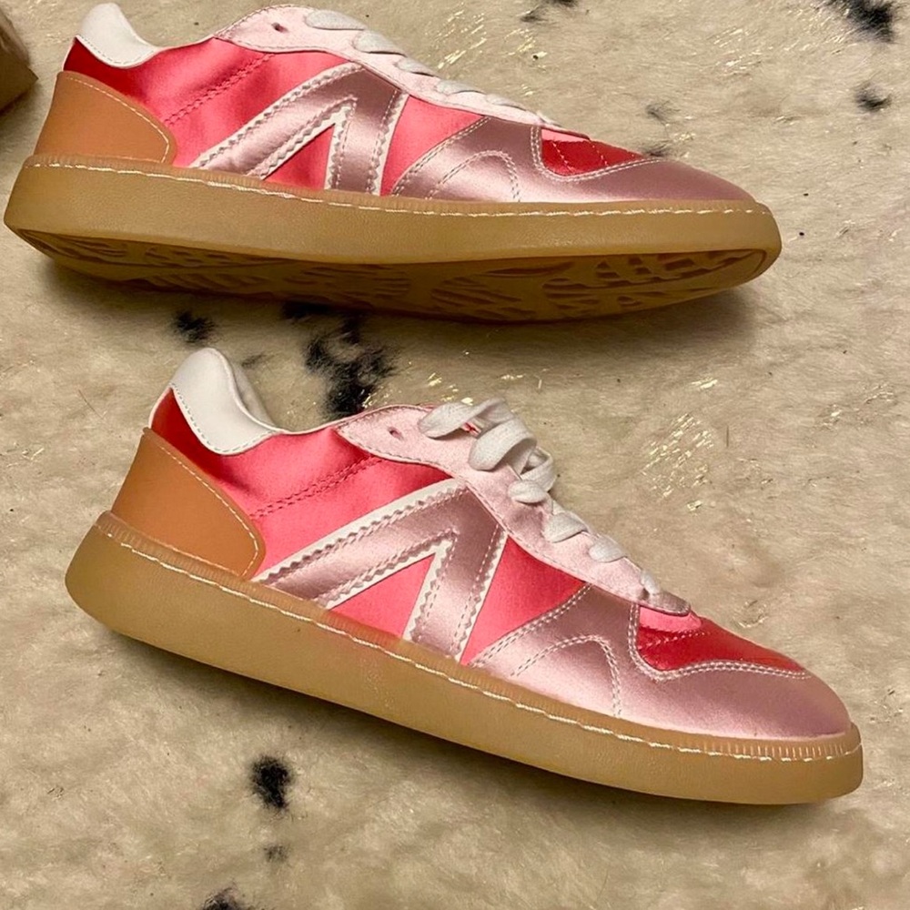 MIA Pink and White Women's Sneakers - Picture 3 of 7